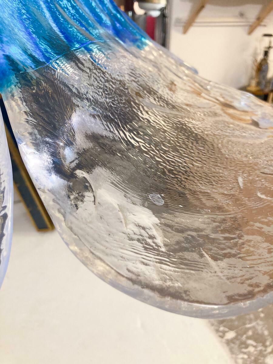 photo vinterior Mid Century Murano Glass Hanging Lamp By Carlo Nason, 1960s   2 Available