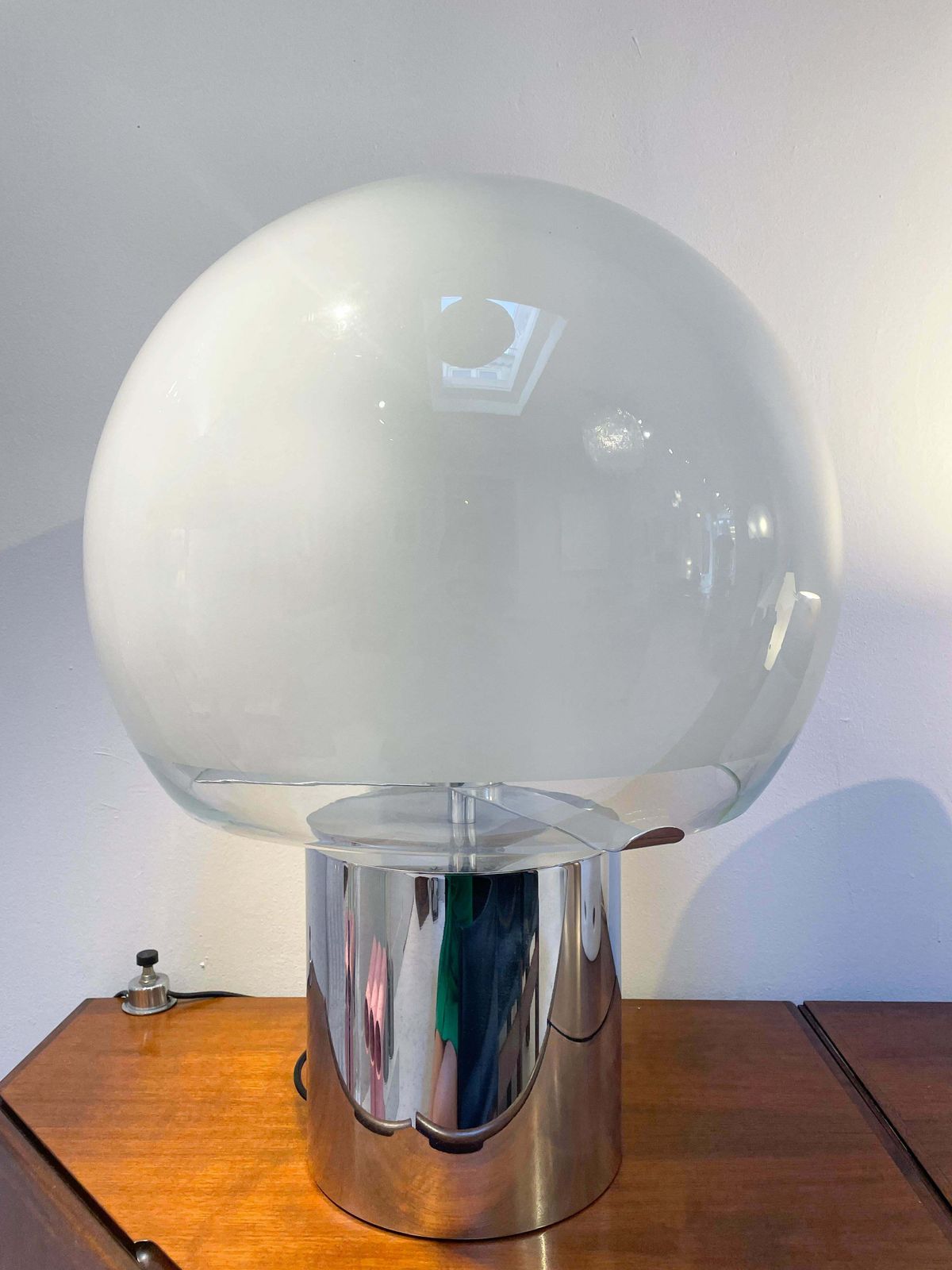 Mid Century Modern Porcini Table Lamp By Luigi Caccia Dominioni, Italy, 1960s photo for sale