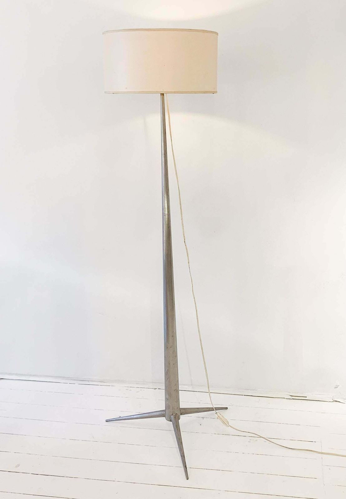 Mid Century Metal Floor Lamp By Emiel Veranneman, Belgium 1958