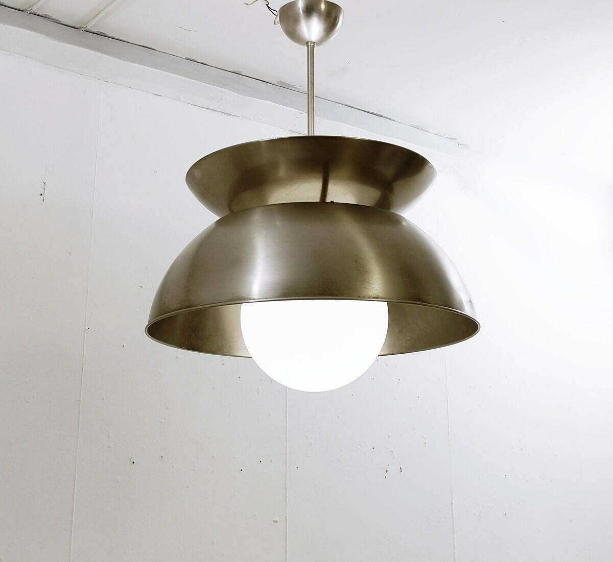Mid Century 'Cetra' Hanging Lamp By Vico Magistretti For Artemide, 1960s photo vinterior