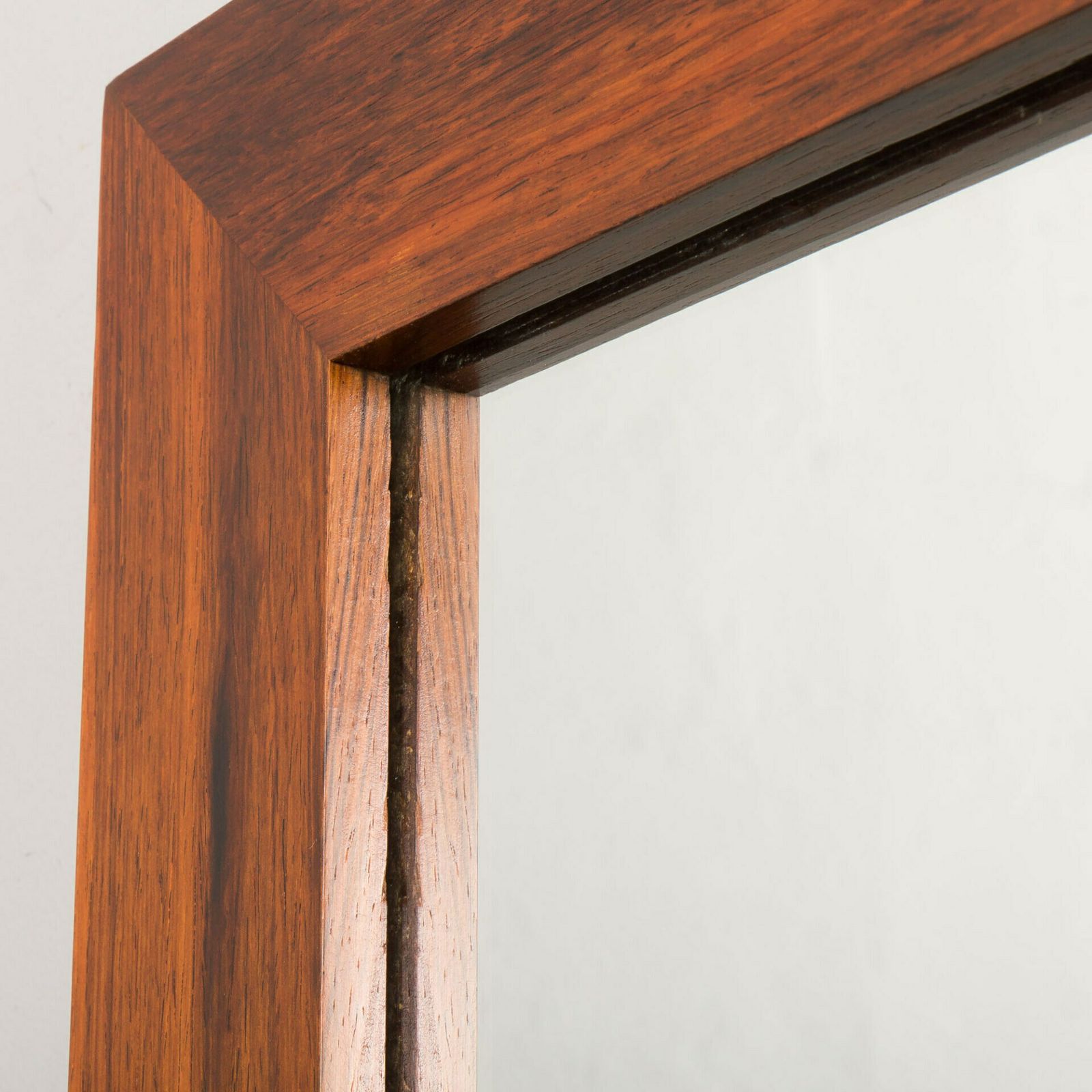 Scandinavian Mid Century Rosewood Console With A Mirror, Denmark 1960s photo vintage