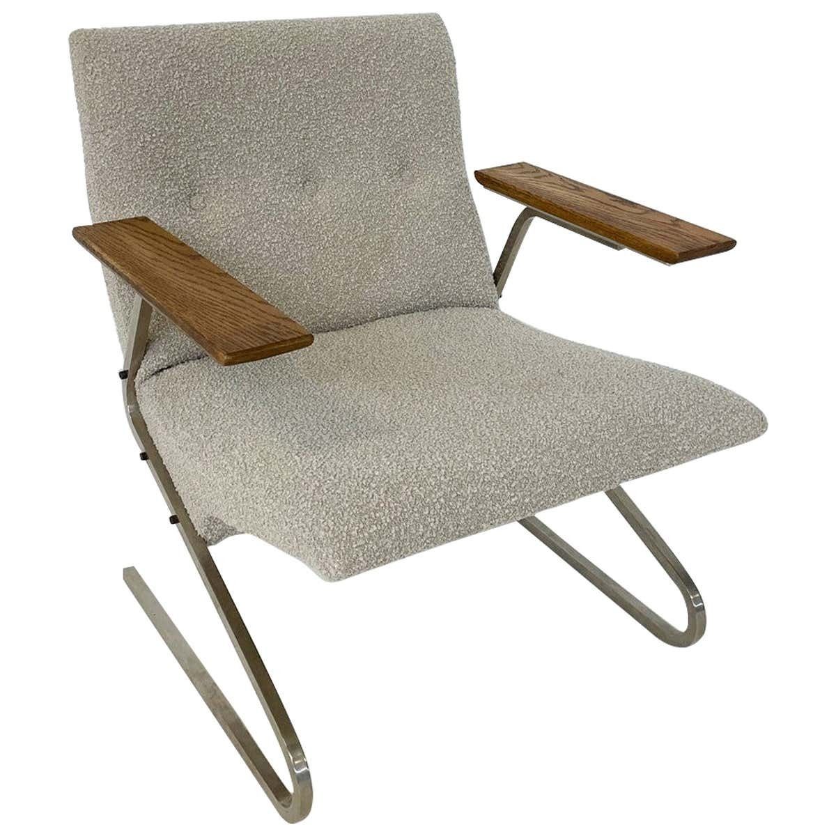 Mid Century Modern Armchair ‘Cantilever’ By George Van Rijck For Beaufort