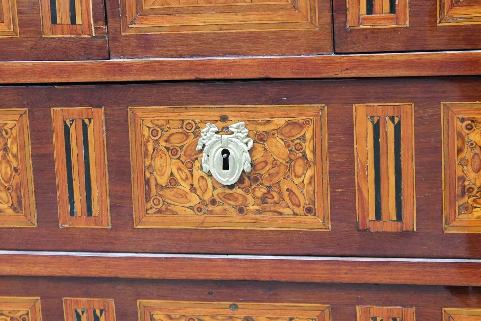 18th Century French Marquetry Chest Of Drawers, Stamped J. Chastel photo 7217.0