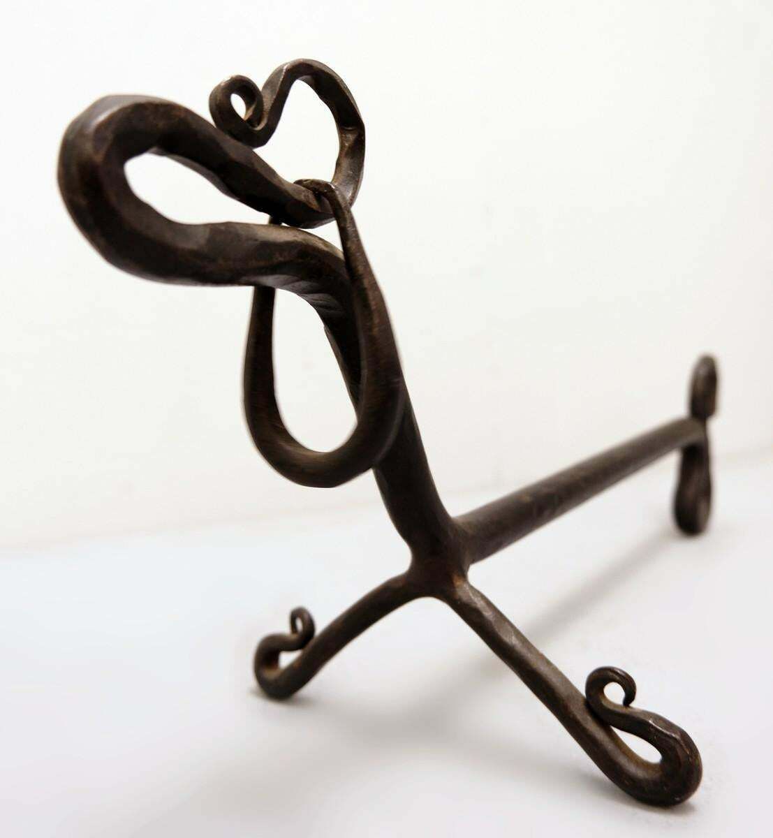 Pair Of Wrought Iron Dachshund Fire Dogs photo 1486.0