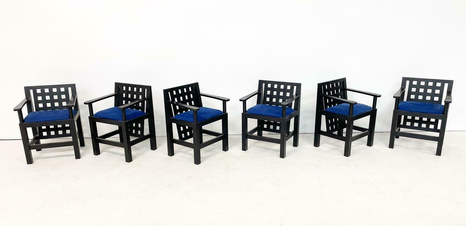 Mid Century Modern Set Of 6 Post Modernist Armchairs photo furniture