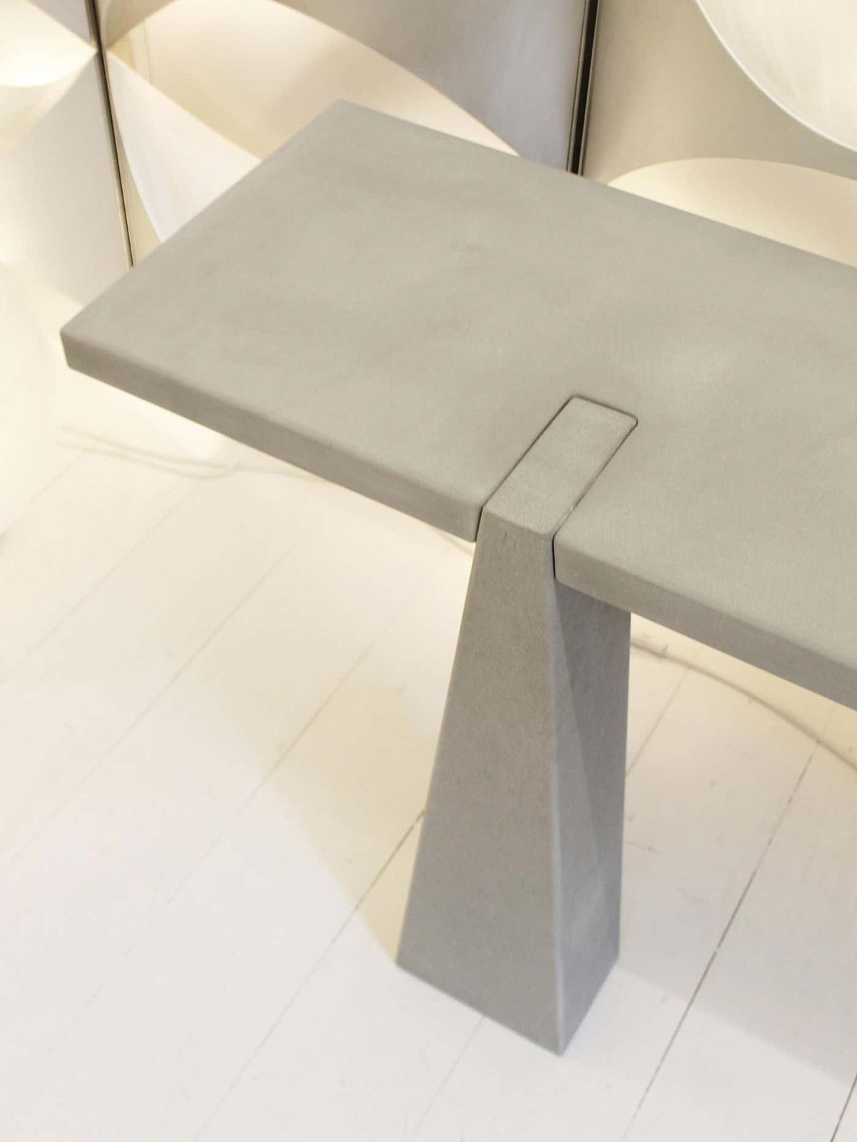 Pietra Serena Stone Console By Angelo Mangiarotti For Skipper, Italy, 1978 photo vinterior