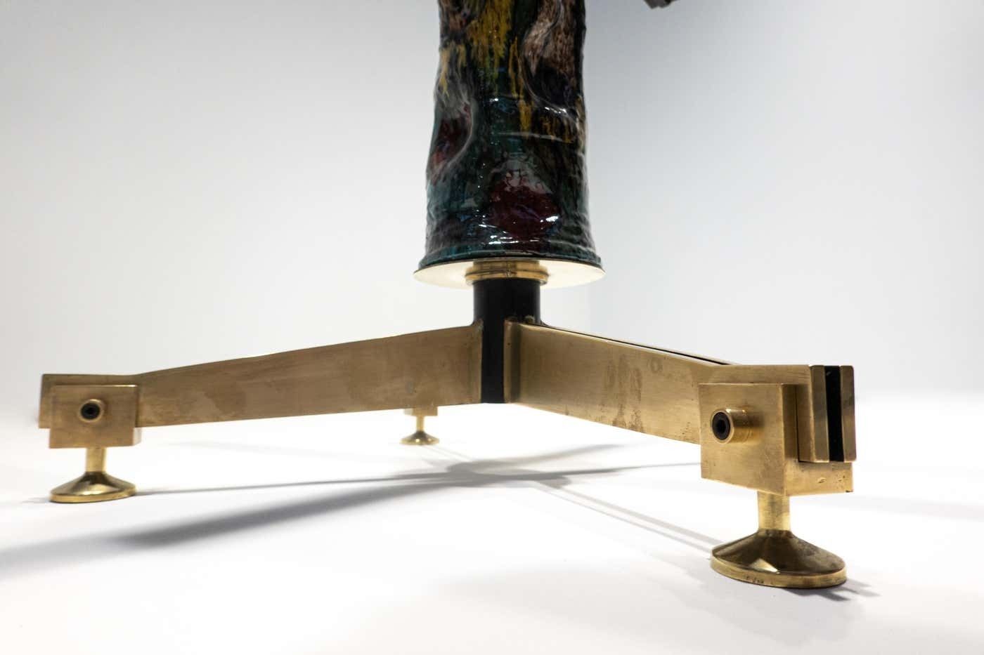 photo buy Wood And Ceramic Extendable Dining Table Melchiorre Bega & Pietro Melandri