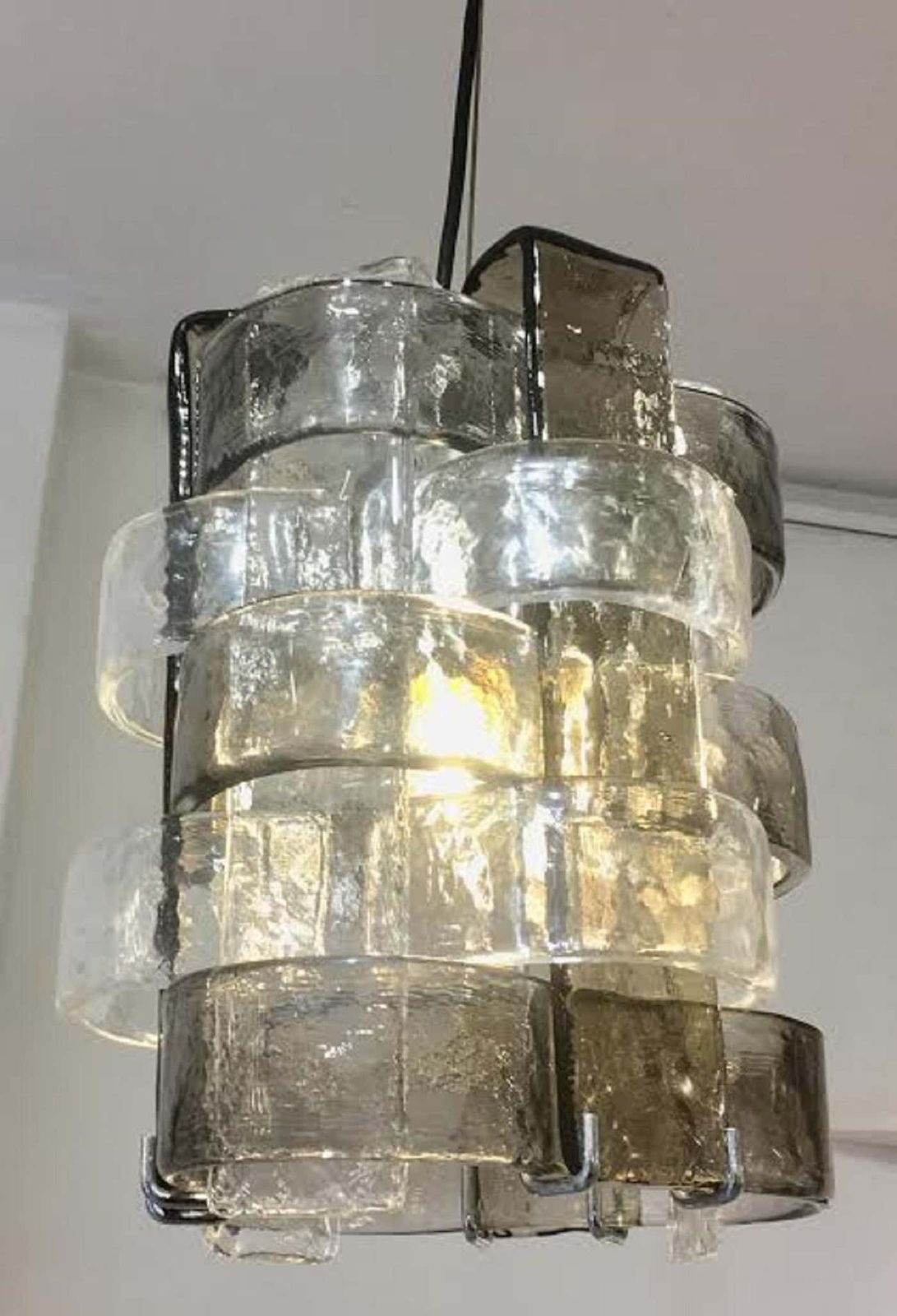 Pendant By Carlo Nason In Murano Glass, Italy, Circa 1960 photo Lighting