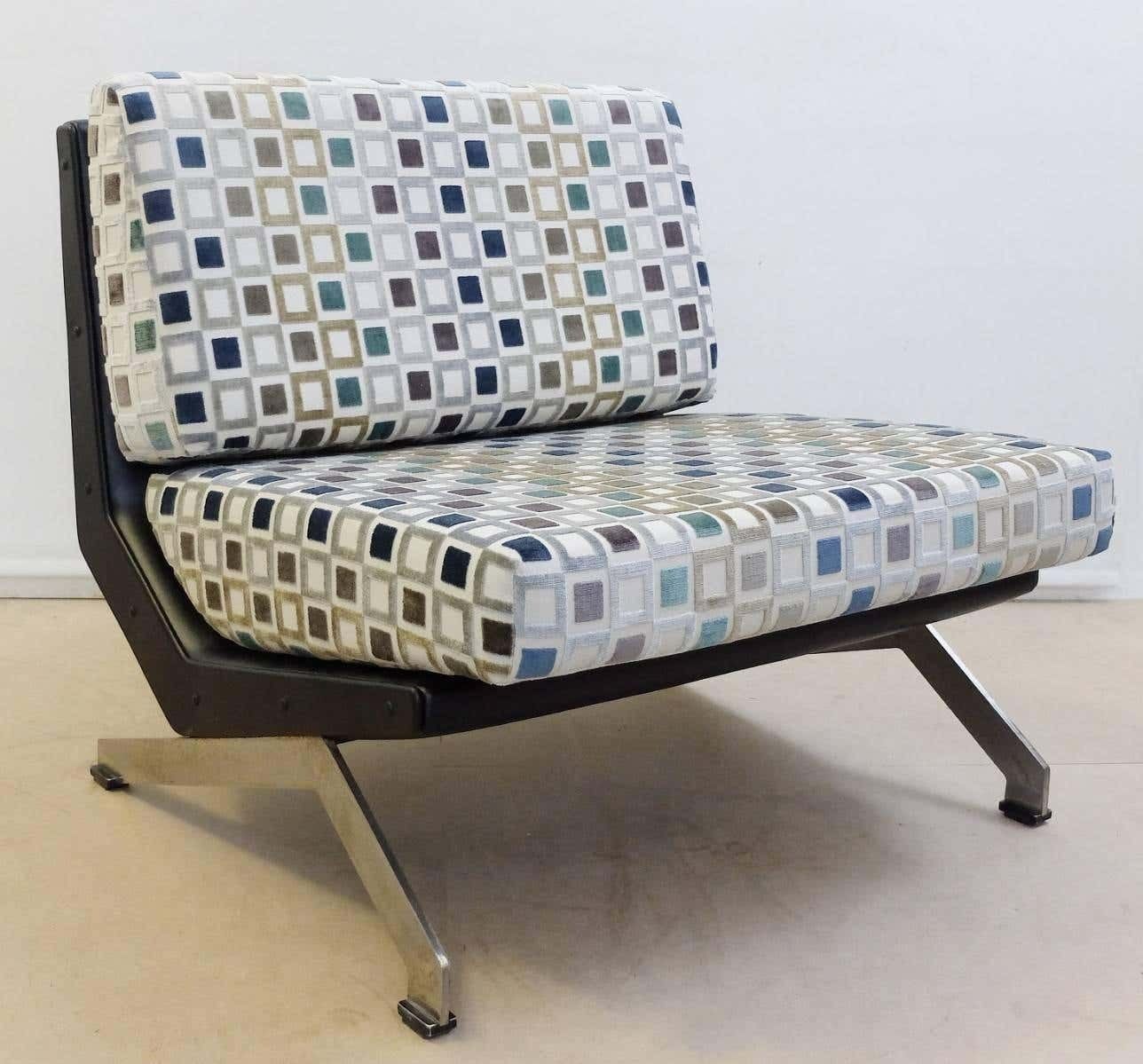 Futurist Pair Of Armchairs By Giulio Moscatelli For Forma Nova, Italy, 1960s photo for sale