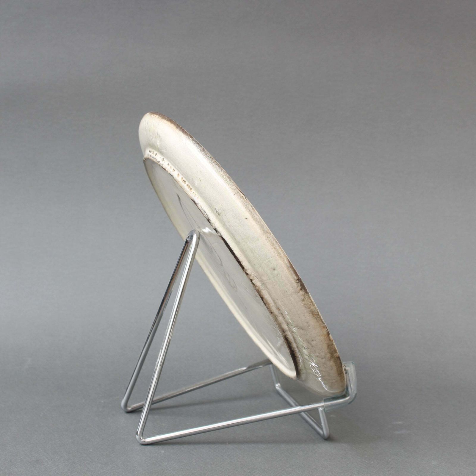 Mid Century French Ceramic Decorative Plate By Le Mûrier Circa 1960s photo Home Decor
