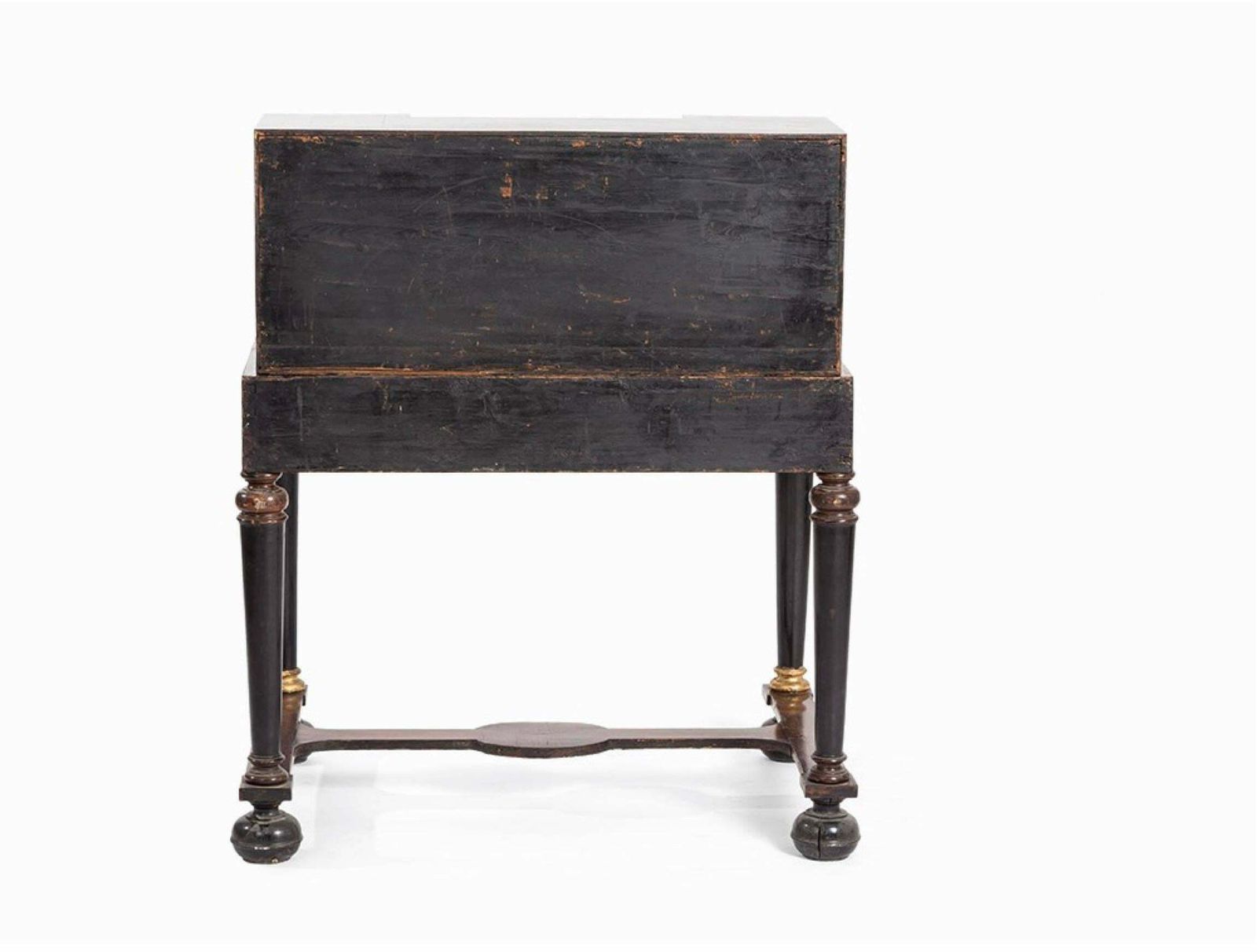 Gorgeous 18th Century Tin Marquetry Writing Desk/ Cabinet photo for sale
