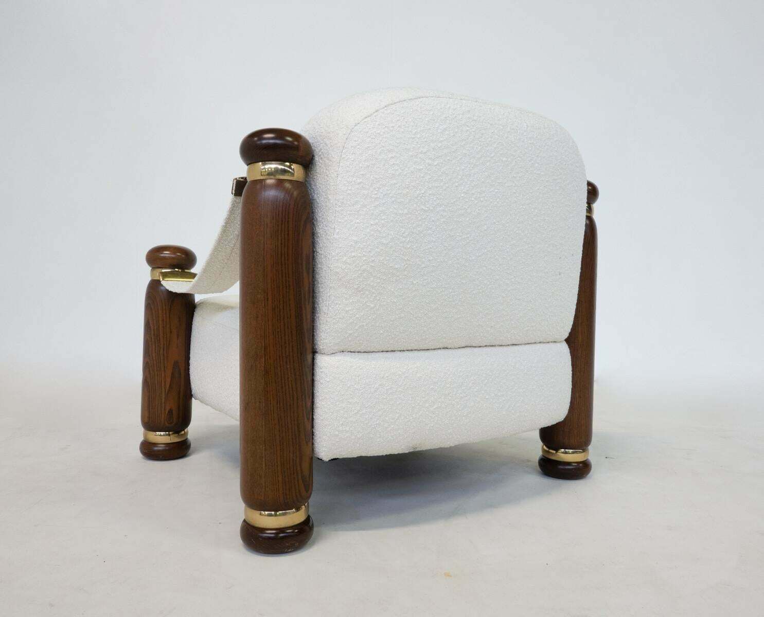 Mid Century Modern Pair Of Armchairs, Italy, 1970s  New Upholstery photo furniture
