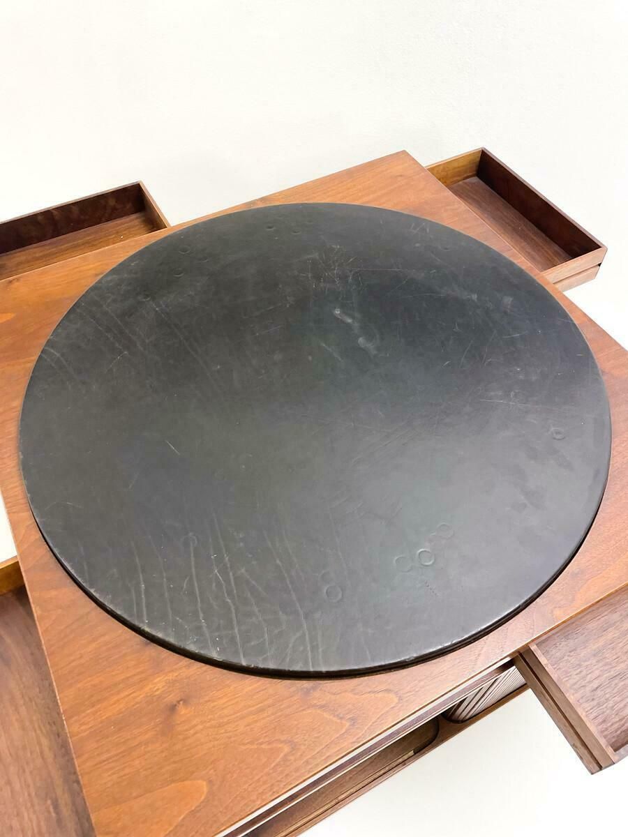 Mid Century Italian Swivel Coffee Table By Gianfranco Frattini, Italy, 1960s photo vinterior