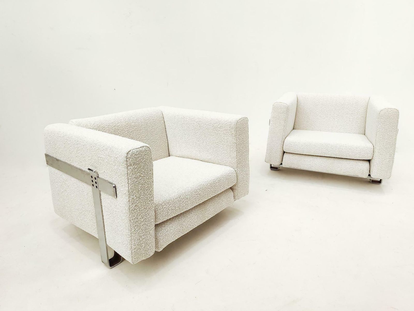 Mid Century Pair Of Armchairs By Luigi Caccia Dominioni For Azucena, 1960s photo for sale