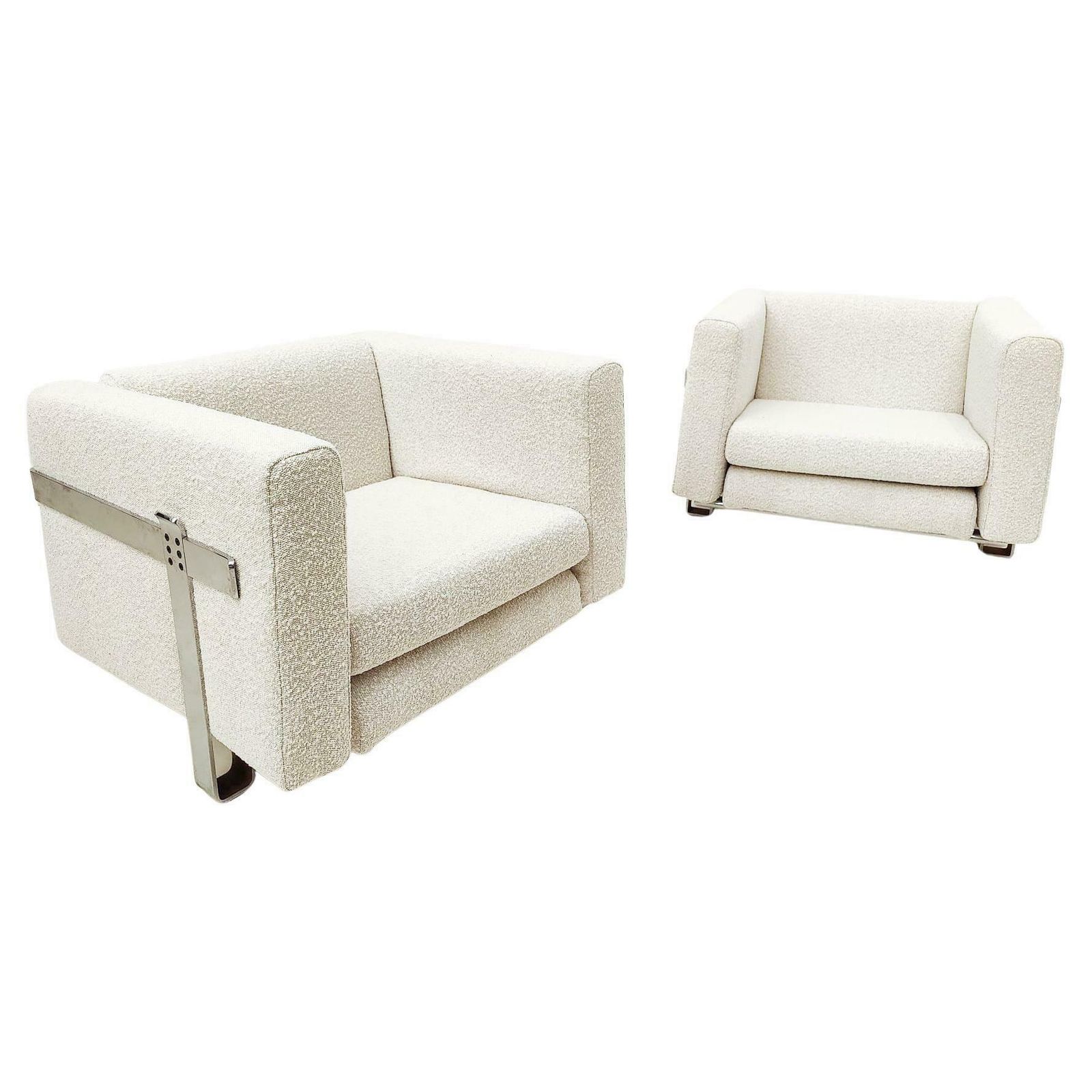 Mid Century Pair Of Armchairs By Luigi Caccia Dominioni For Azucena, 1960s photo buy