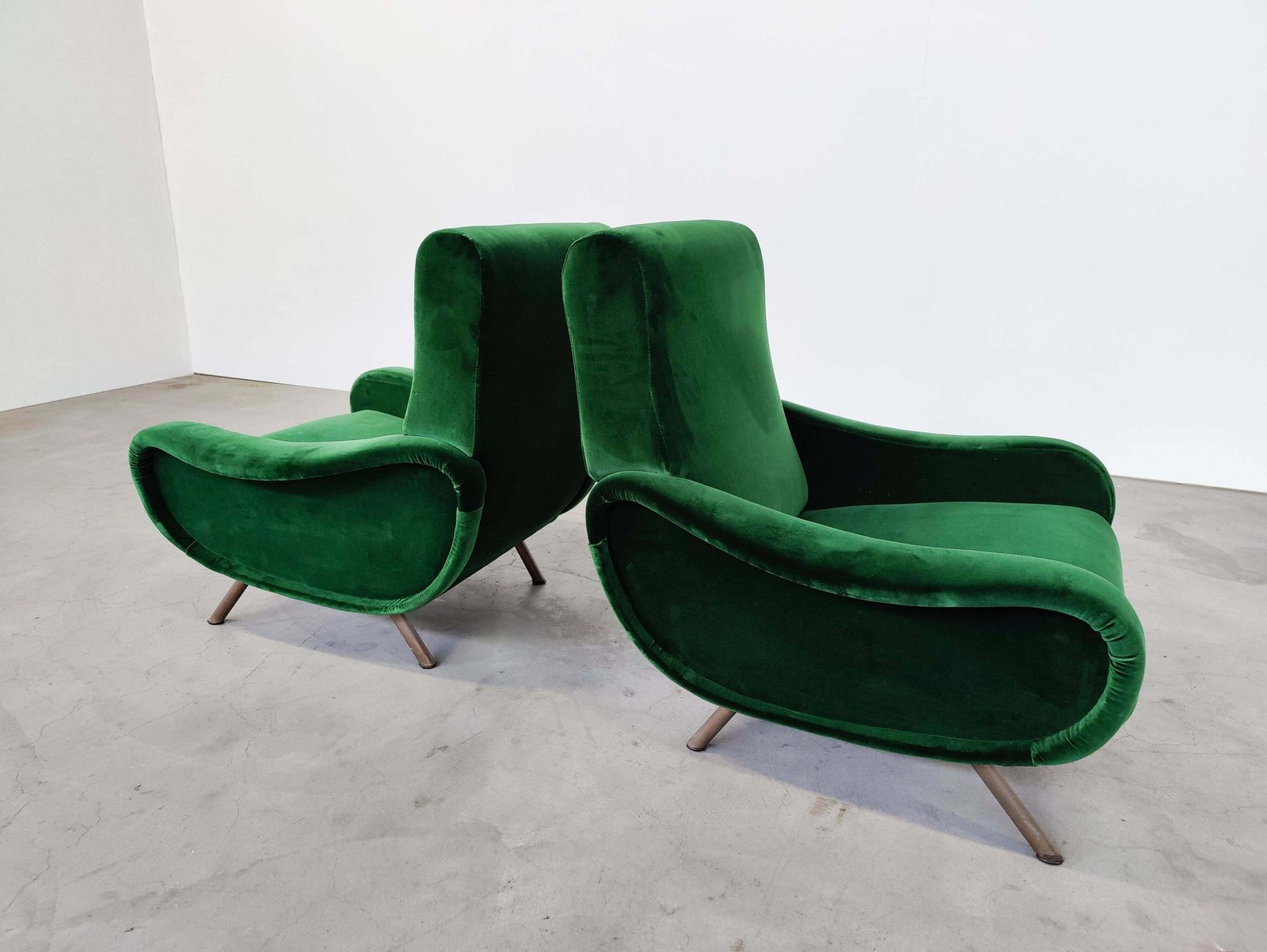 Mid Century Modern Pair Of Zanuso Armchairs For Arflex, Model Lady, 1950s photo 11921.0