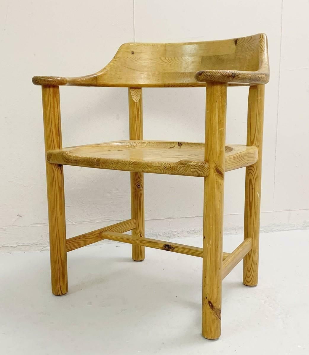 Set Of 4 Wood Chairs, 1970s, Vintage photo 2967.0