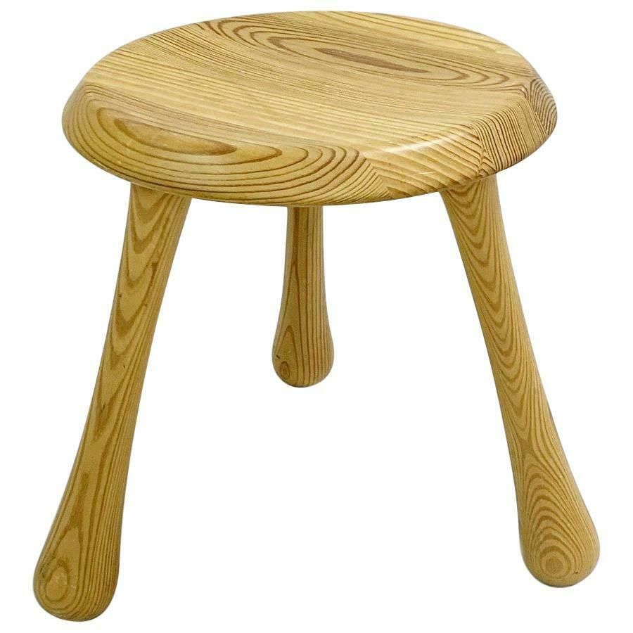 Pin Lacquered Milking Stool By Ingvar Kamprad For The Vip Habitat Series