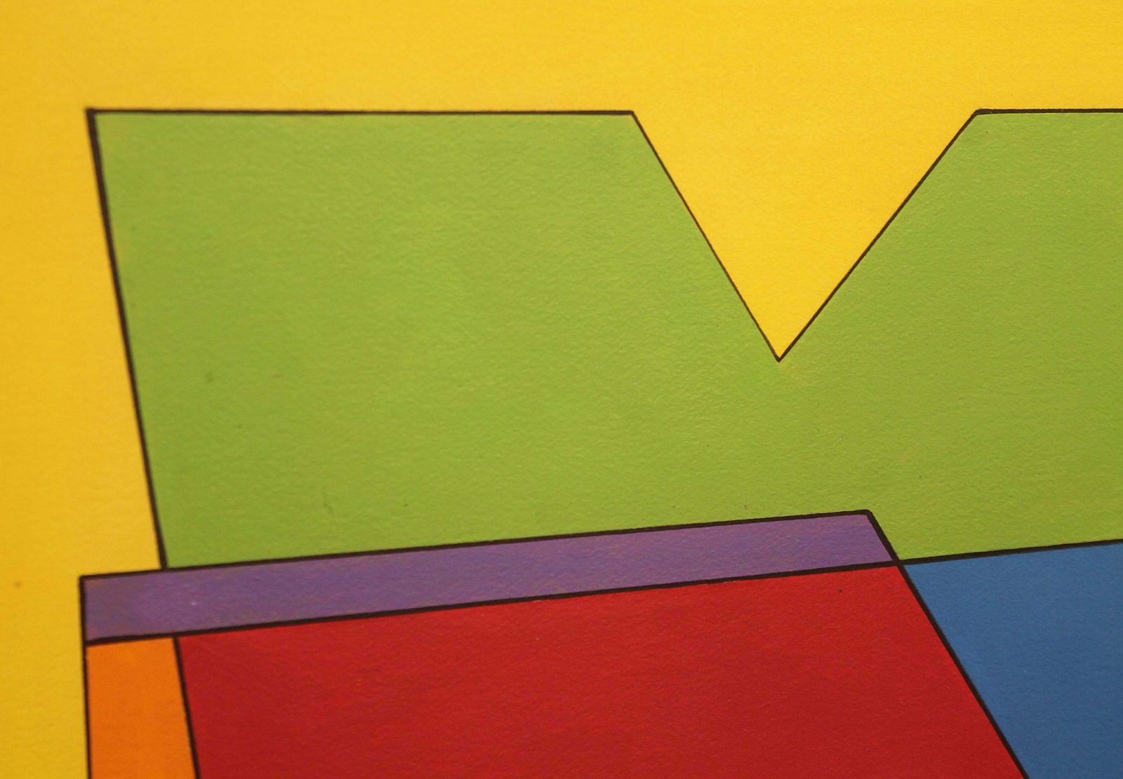 Water Painting By Guy Vandenbranden, Belgium, 1994 photo for sale
