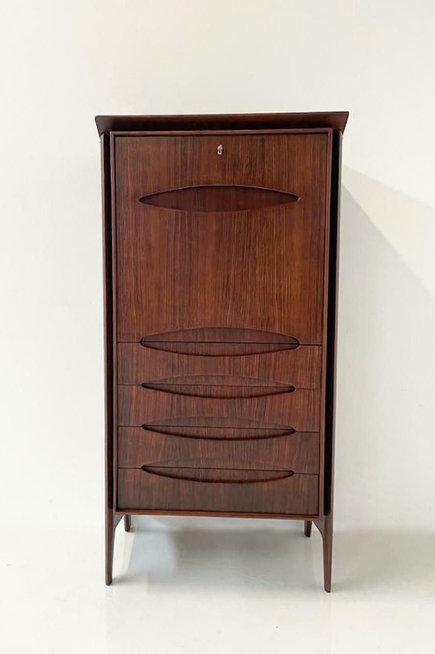 Mid Century Modern Wooden Cabinet, Italy, 1960s photo furniture
