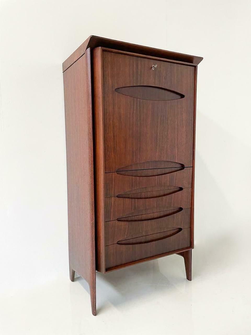 Mid Century Modern Wooden Cabinet, Italy, 1960s photo for sale