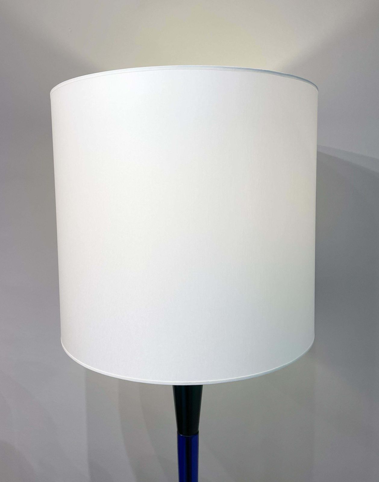 photo for sale Mid Century Blue And Green Murano Glass Floor Lamp By Fulvio Bianconi, 1950s