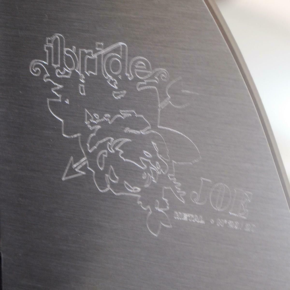 Bookshelf Iron Joe Grey By Ibride, Laminate & Steel, France 2009, Nb 20/20 photo for sale