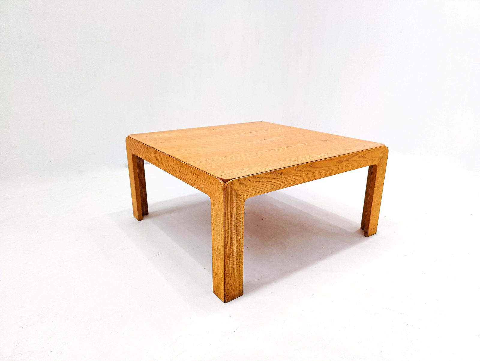 Mid Century Square Wooden Coffee Table By Derk Jan De Vries   The Netherlands photo for sale