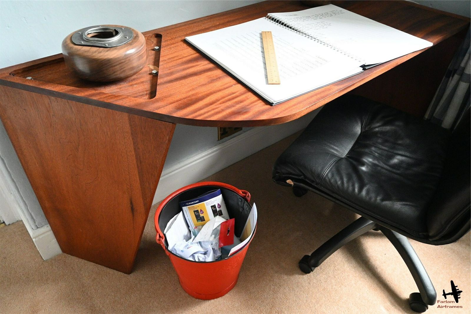 photo for sale Raf Fire Bucket Waste Paperbin/Log Basket/Plant Pot