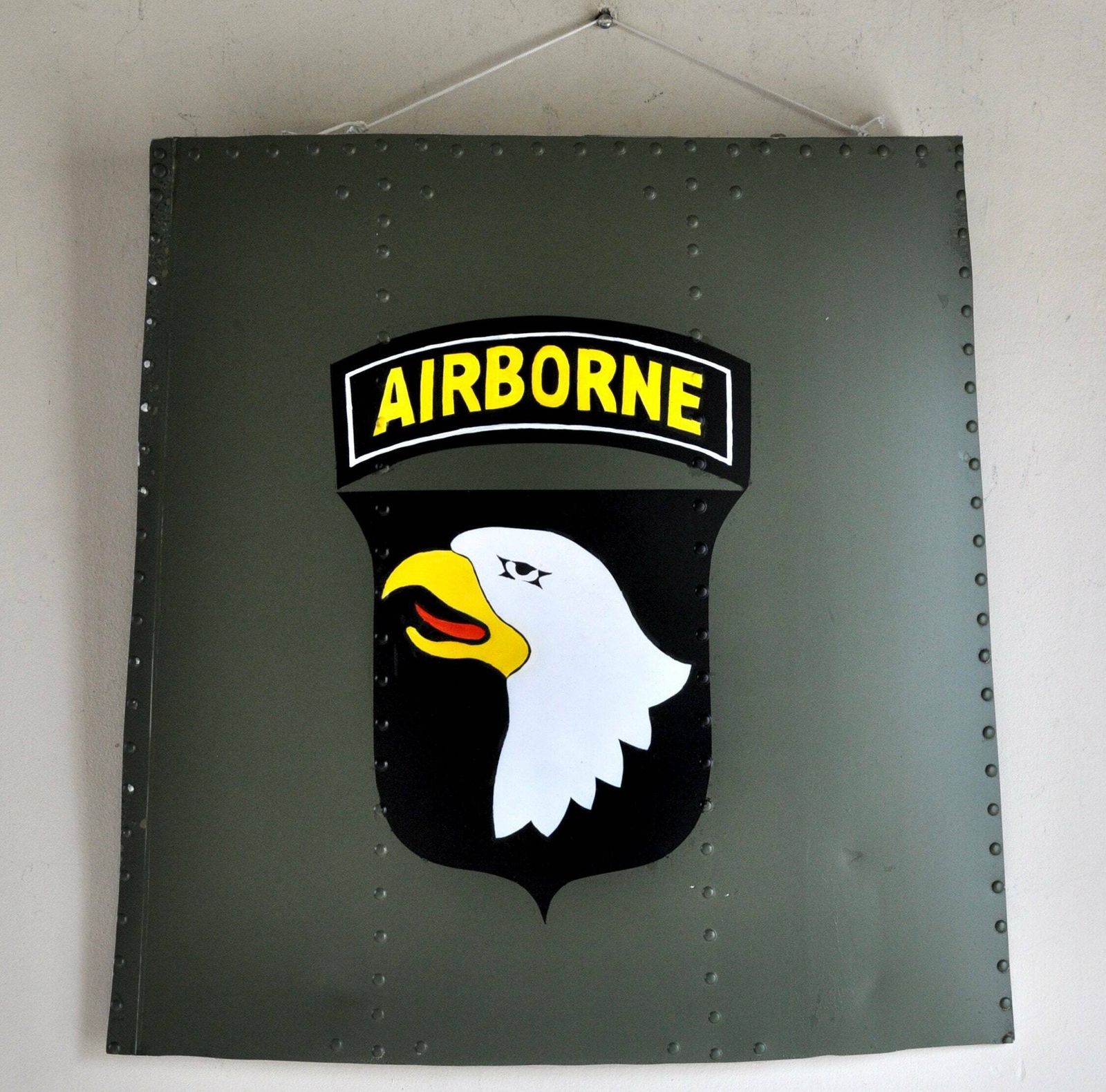 Bell Huey Squadron Vietnam Nose Art Panels photo vintage