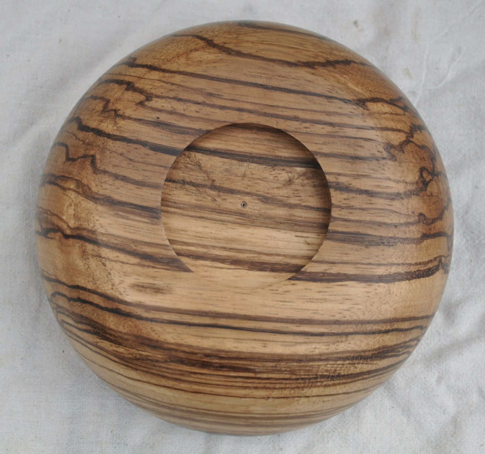 Bowl Made From An Airspeed Horsa Relic Mounted In Zebrano Wood photo buy