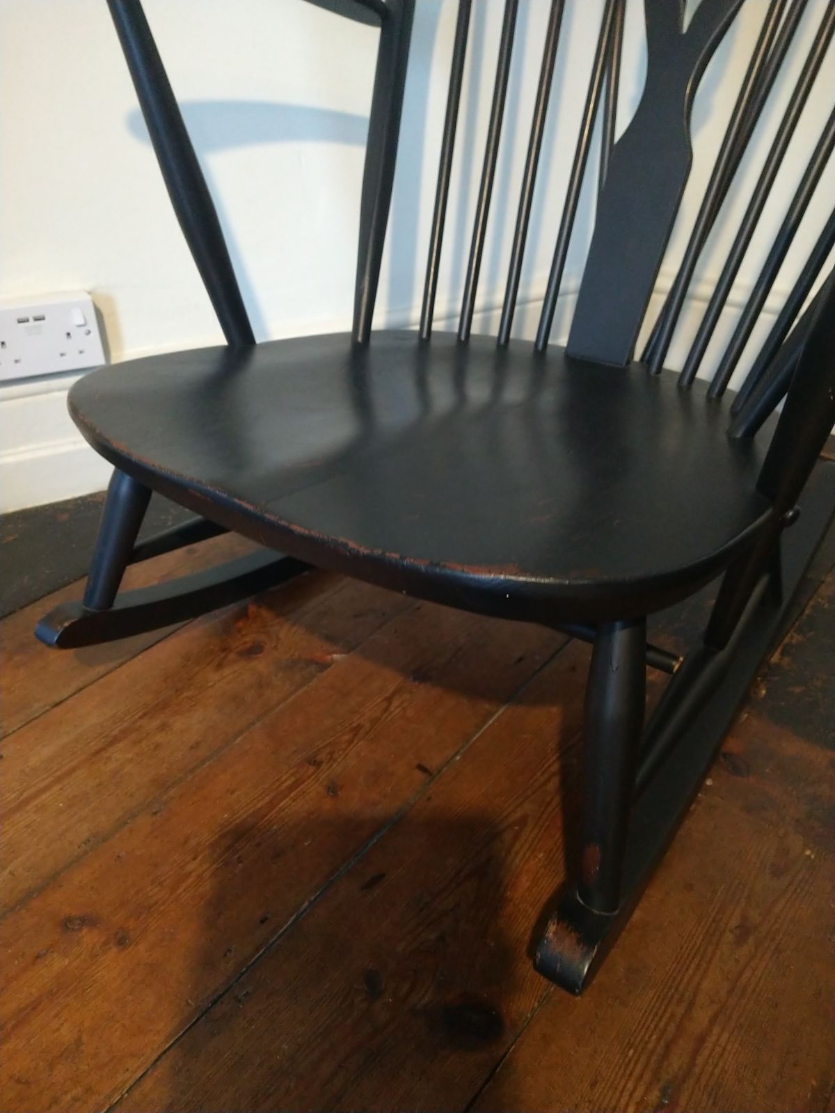 Ercol Grandfather Rocking Chair Model 316 photo for sale