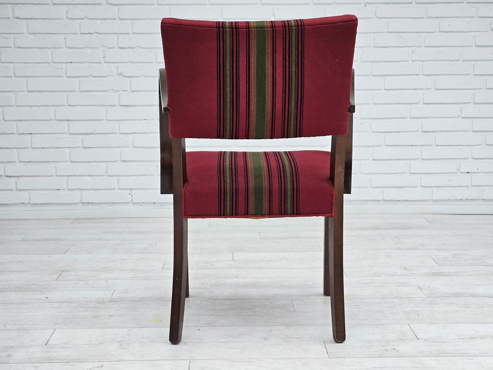 photo furniture 1950s, Pair Of Danish Armchairs, Riginal Very Good Condition, Ash Wood.
