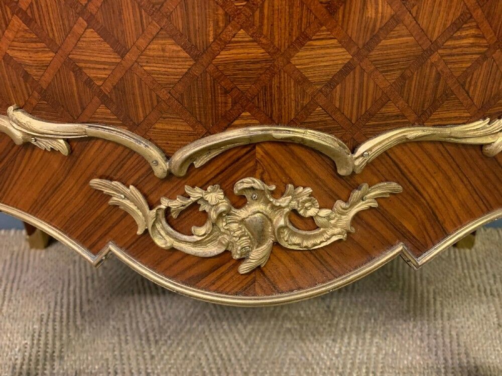 Superb 19th Century French Kingwood Parquetry Vitrine photo 7350.0