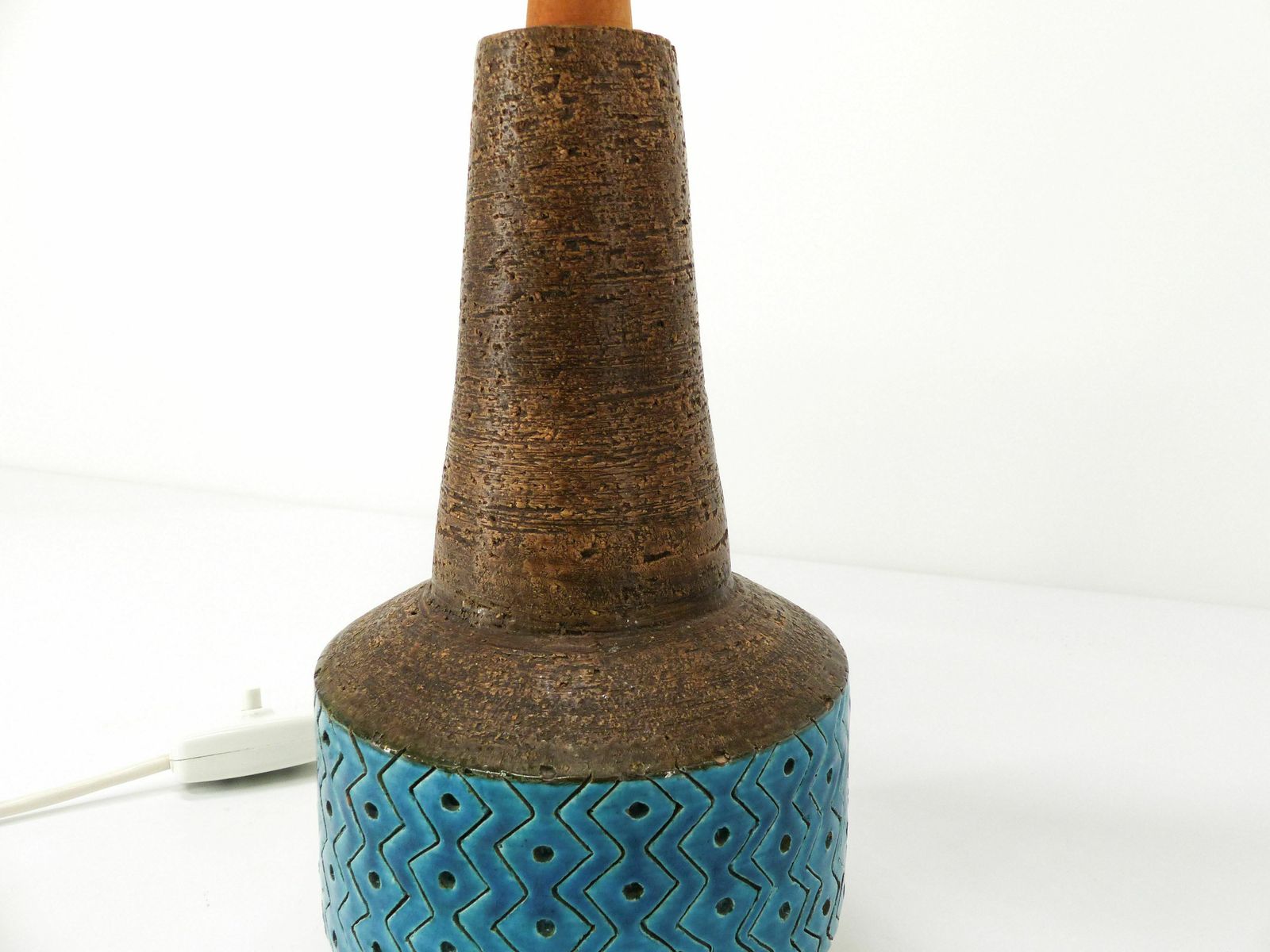 Aldo Londi Bitossi Ceramic Lamp For Asea 1960 photo Lighting