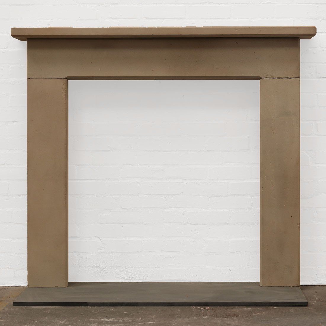 Late 18th Century Limestone Fire Surround