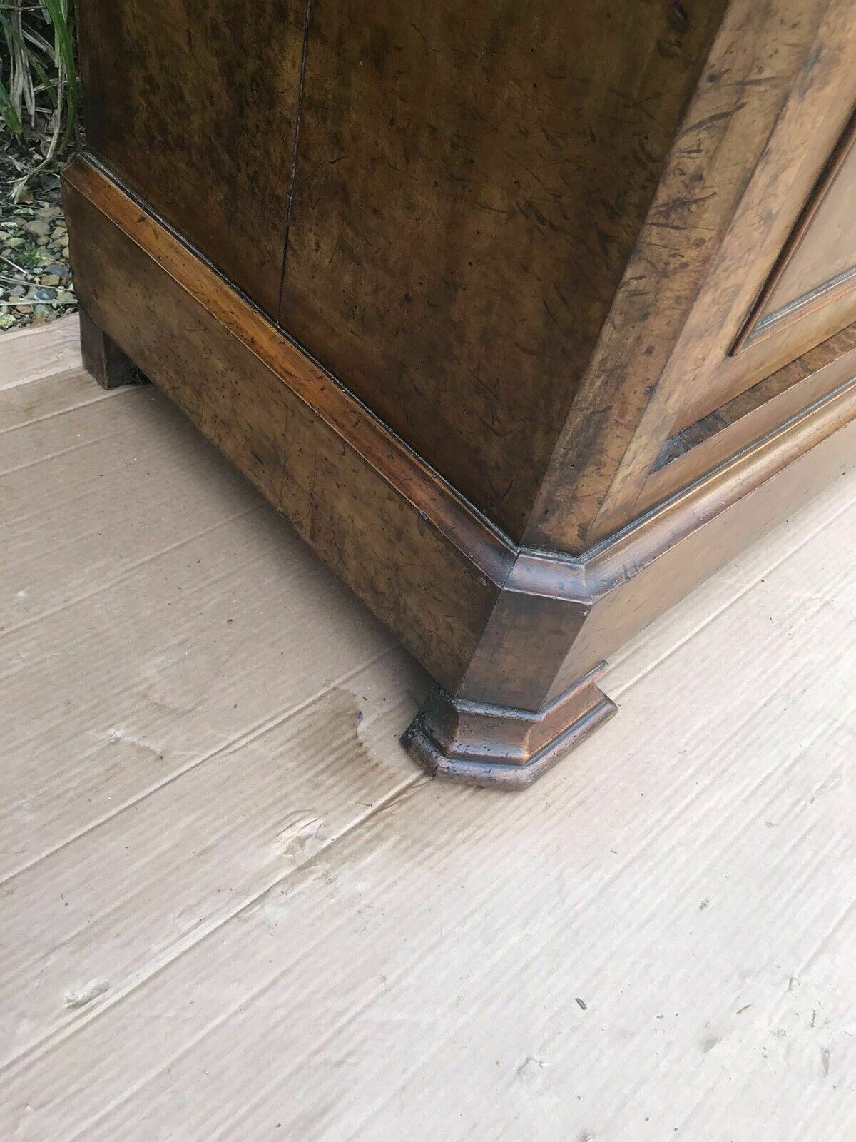 photo for sale Antique Victorian Burle Walnut Veneer Chiffonier Dresser Server Buffet Sideboard