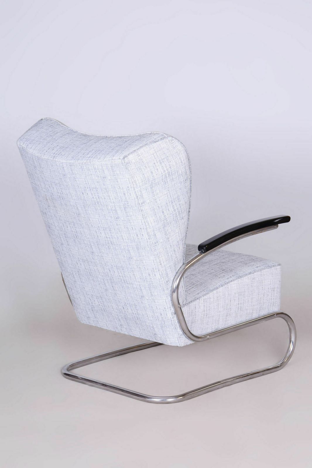 Restored Bauhaus Armchair By Kovona, Chrom Plated Steel, Germany, 1930s photo buy