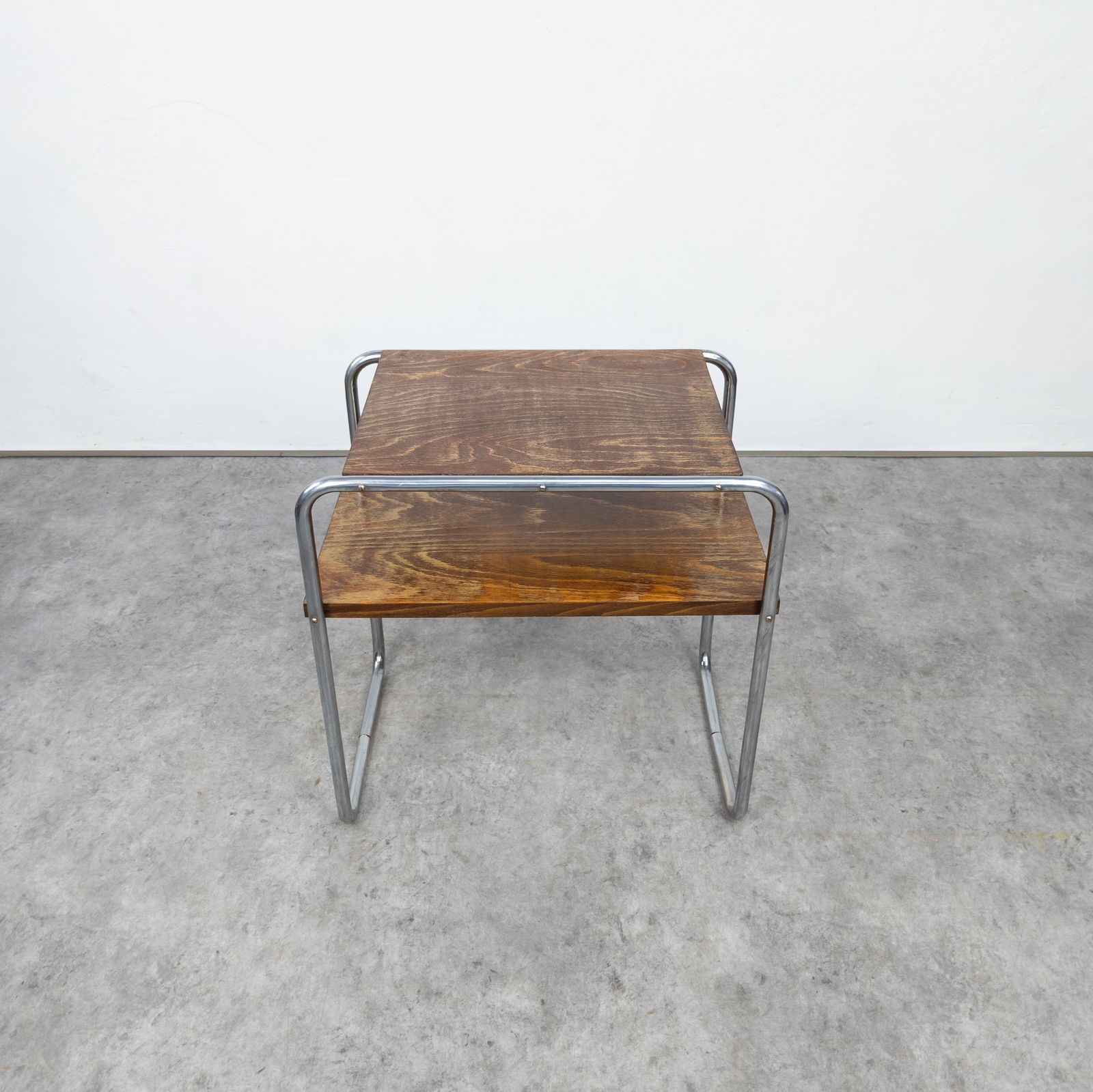 photo vinterior Bauhaus Tubular Steel Side Table Thonet B 12 By Marcel Breuer
