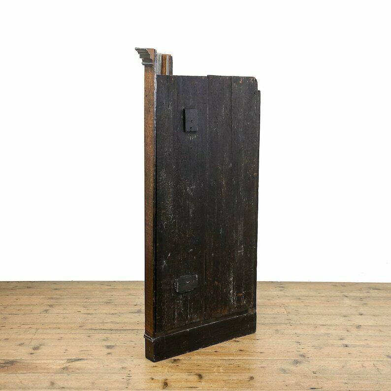 Antique Georgian Oak Hanging Corner Cupboard | Corner Cabinet | Storage Cupboard | Antique Storage | Wall Cupboard (M  4887) photo for sale