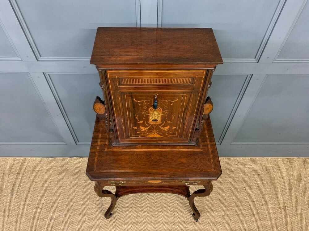 Inlaid Rosewood Bonheur Du Jour photo buy