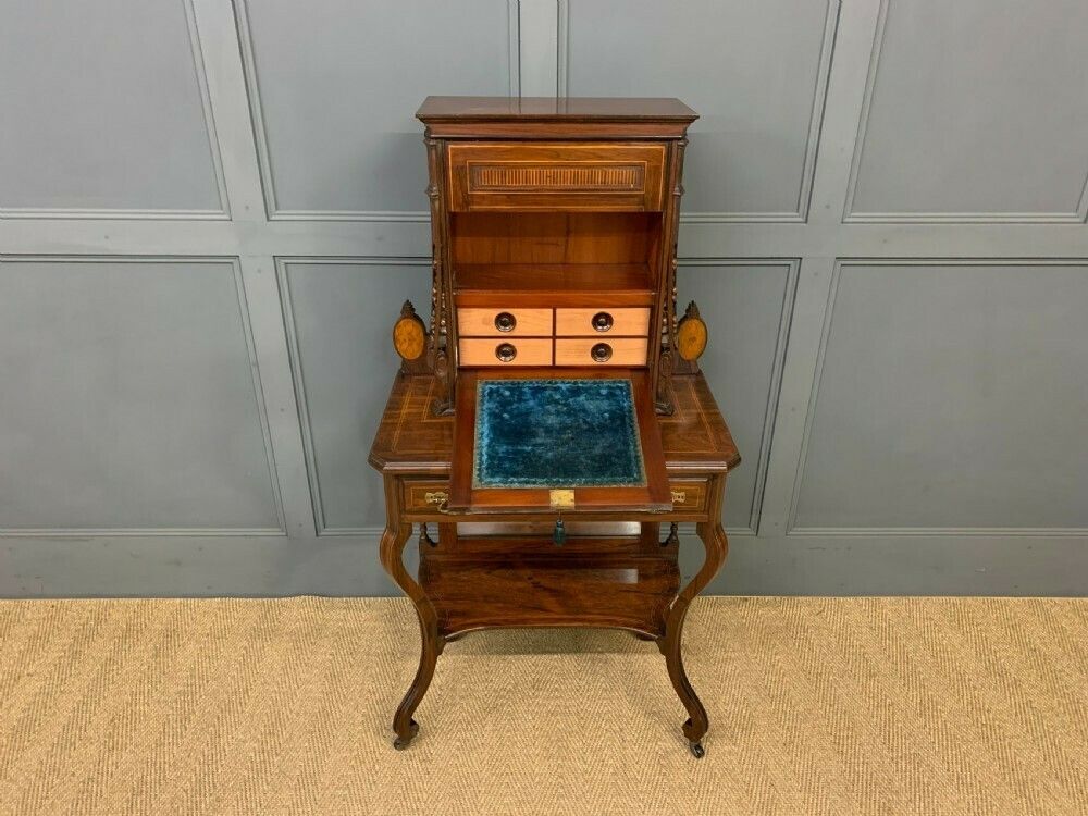 photo vinterior Inlaid Rosewood Bonheur Du Jour
