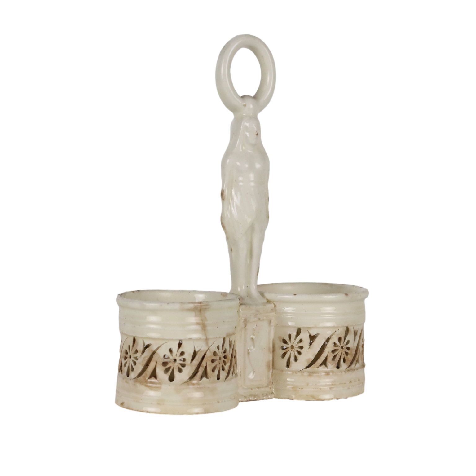 Earthenware Cruet Made By Benucci E Latti
