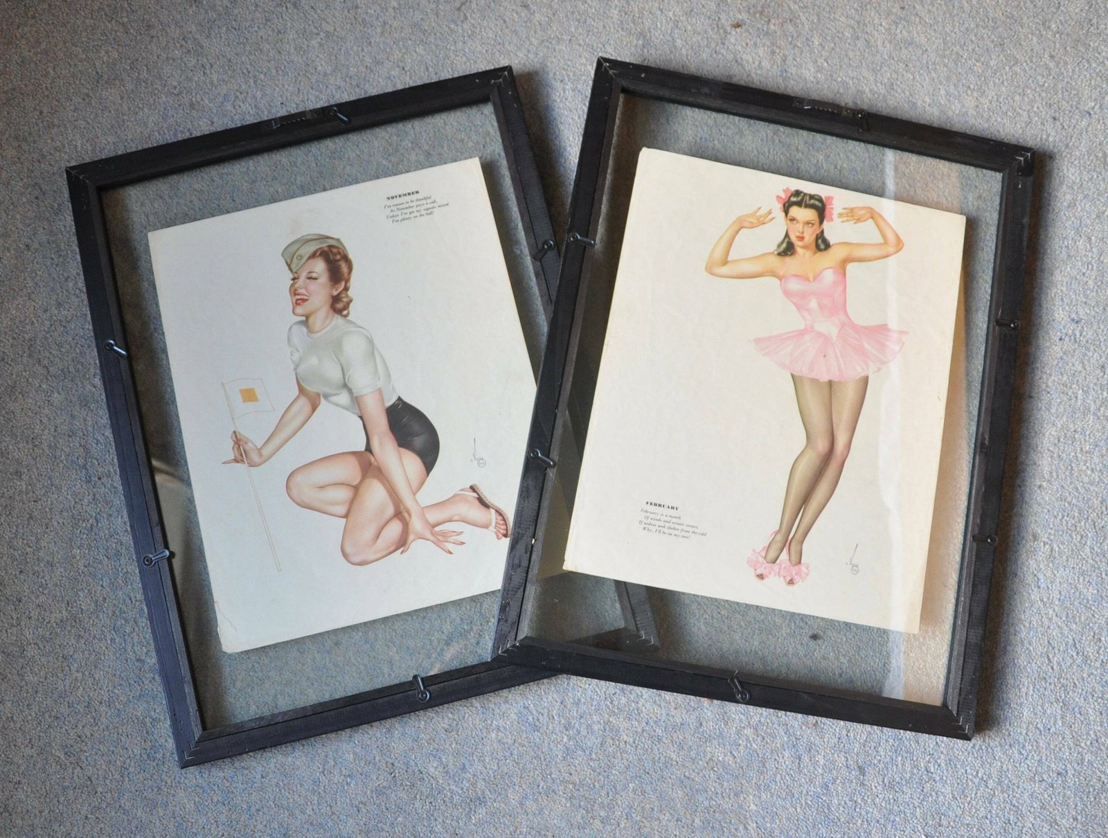 Ww2 Calendar Girl Varga Esquire September/October photo vinterior