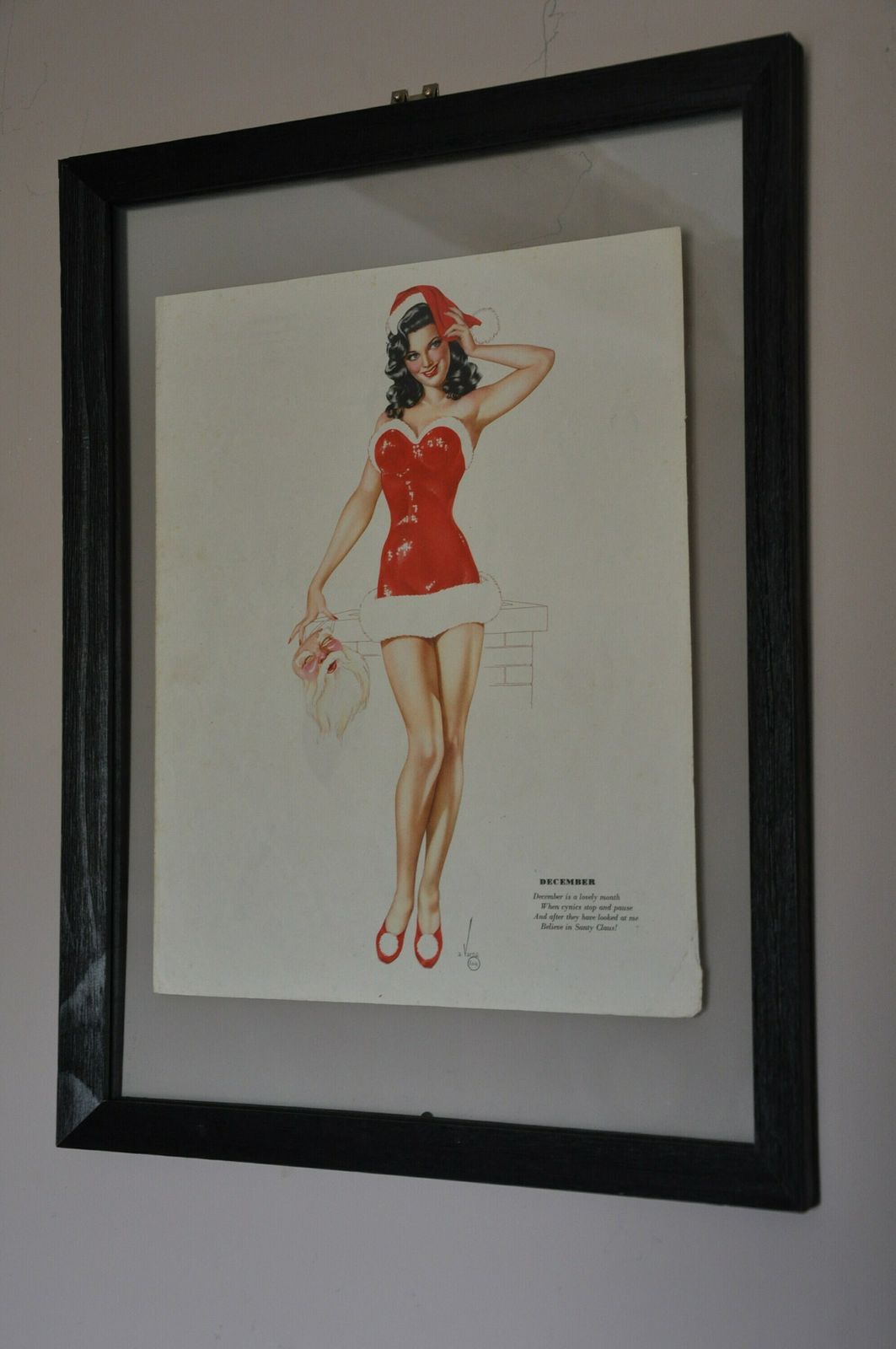 Ww2 Calendar Girl Varga Esquire November/December