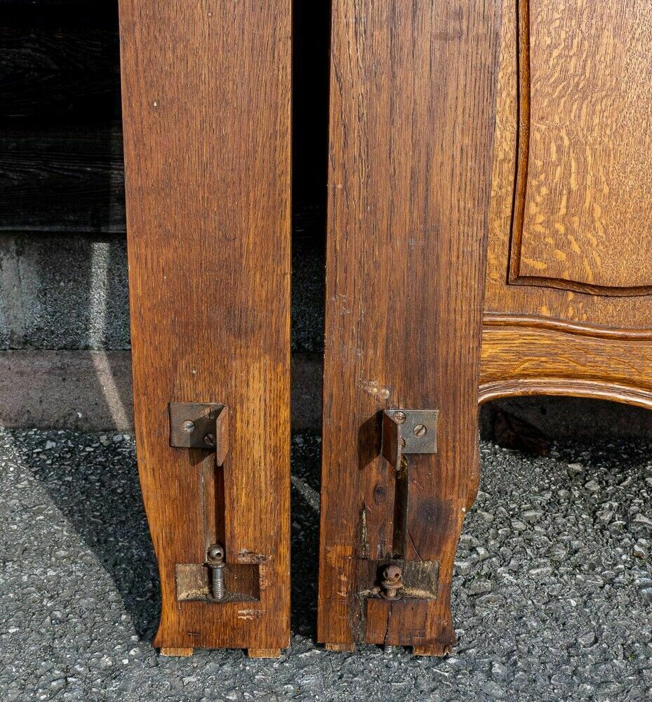 French Louis XV Style Carved Honey Oak Double Bed Frame  W1 B22 photo Furniture