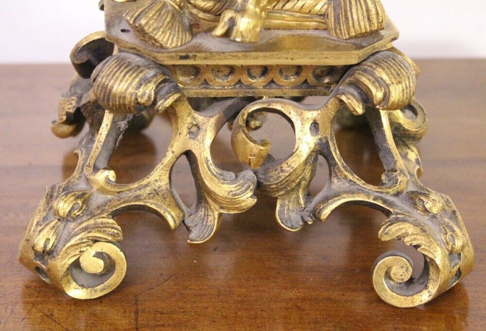 Excellent Gilt Bronze Table Lamp photo Lighting