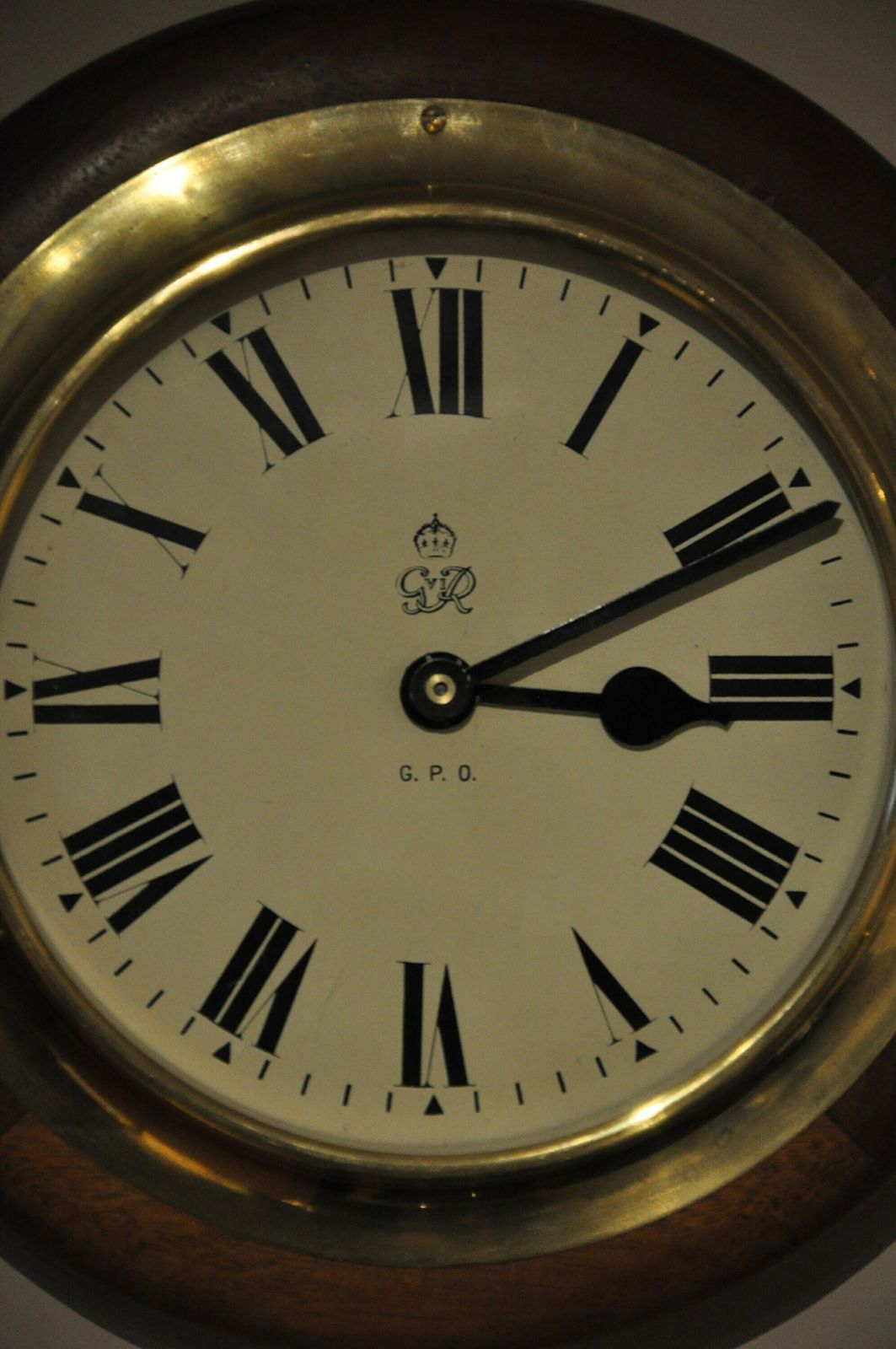 1949 Electric Post Office Wall Clock photo furniture