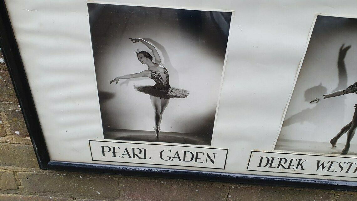 5 Large Original Photographs Of Ballet Dancers Pearl Gaden & Derek Westlake. photo vinterior
