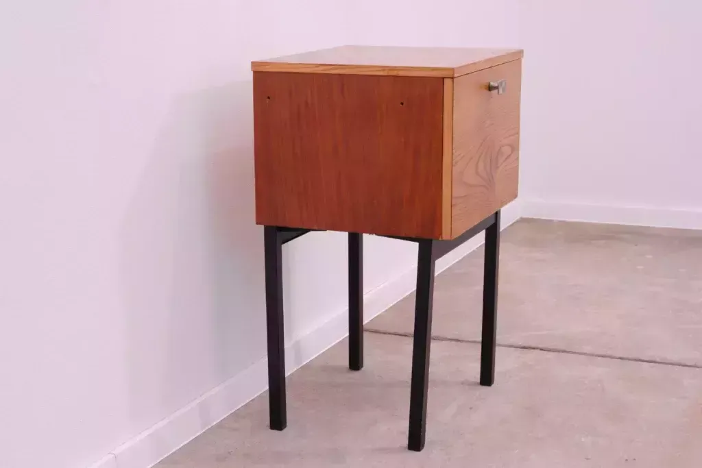 Mid Century Bedside Table, 1960’s, Up Závody, Czechoslovakia photo for sale